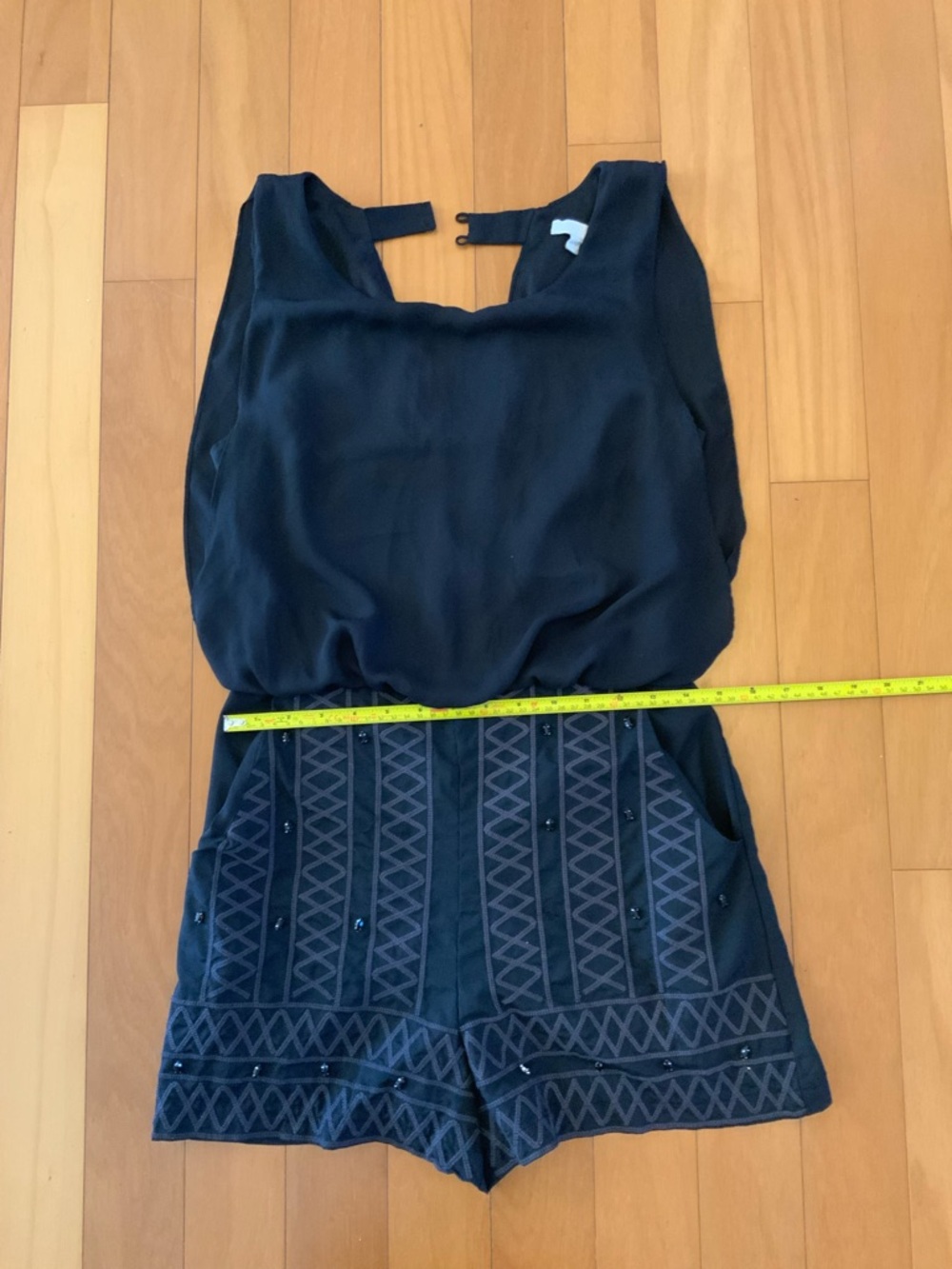 Gianni Bini Black Sleeveless Romper